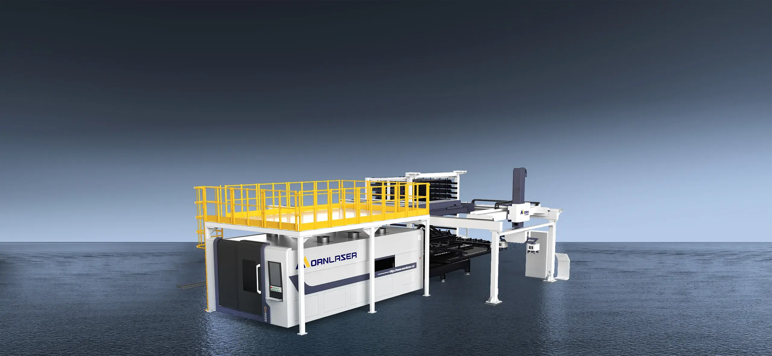 Máy cắt laser nạp và dỡ liệu hoàn toàn tự động