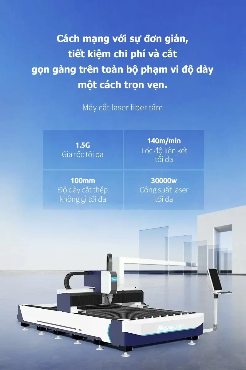 Máy cắt laser fiber tấm