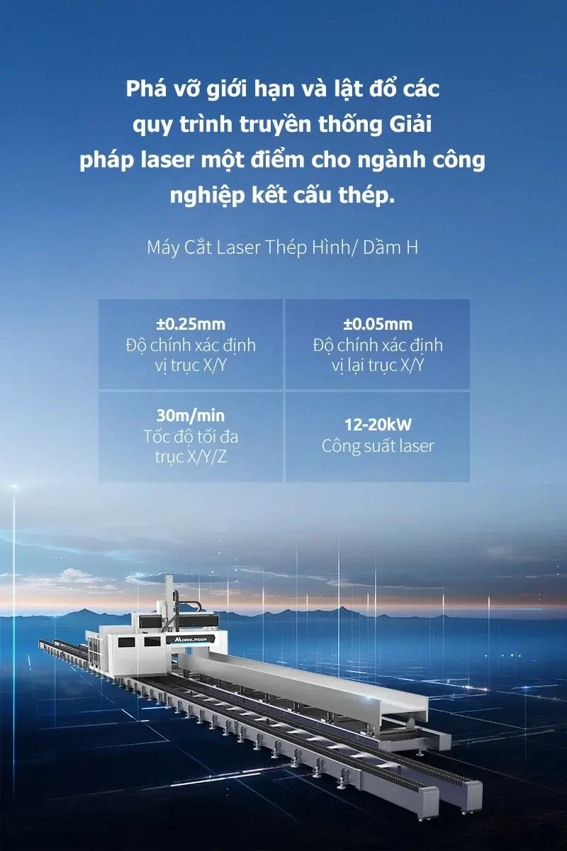 Máy Cắt Laser Thép Hình/ Dầm H