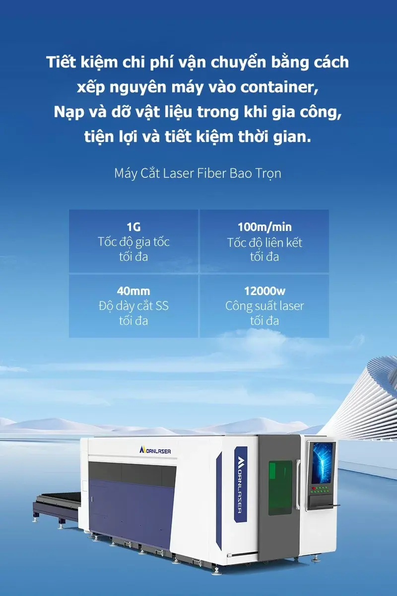 Máy Cắt Laser Fiber Bao Trọn