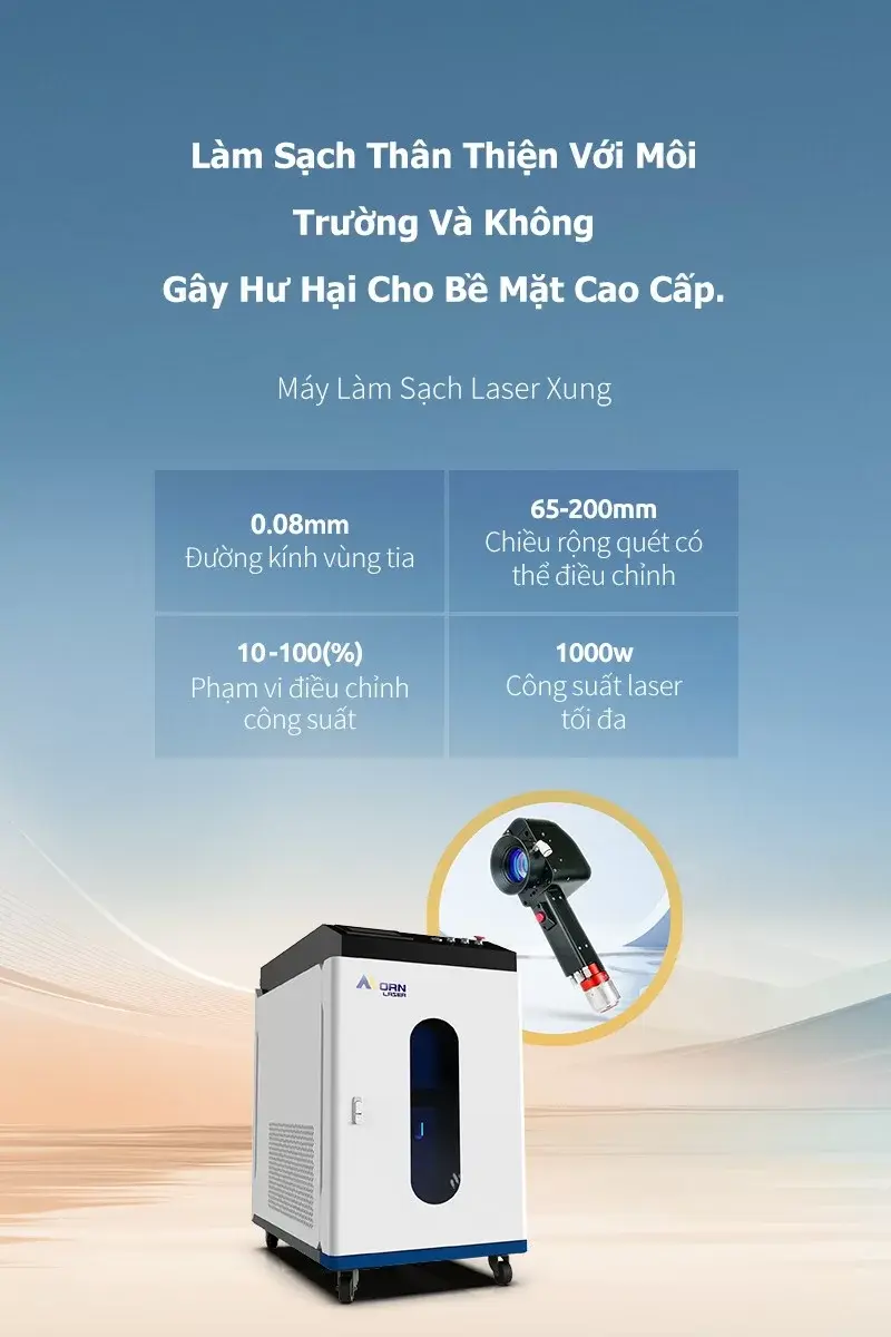Máy Làm Sạch Laser Xung